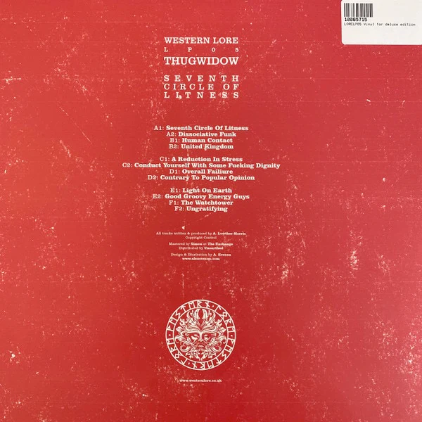 THUGWIDOW, Seventh Circle Of Litness (Western Lore; LORELP05, UK 2022), SALE - Up to 50% Off the Original Price  3xLP VG+/VG+ - Image 2