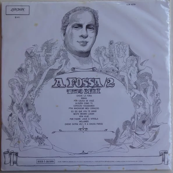 TITO MADI, A Fossa Vol. 2 (London Records; LLB 1079, Brazil 1972, Card sleeve.) LP VG+/VG+ - Image 2