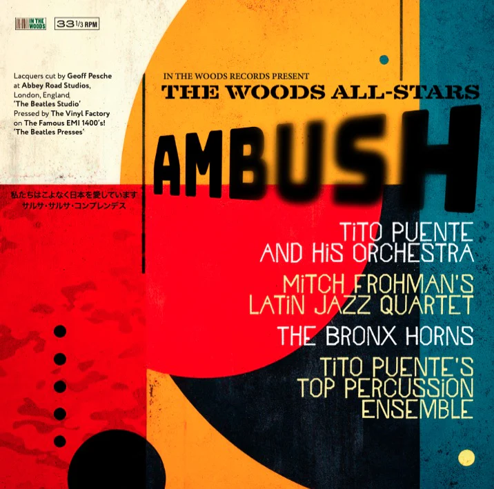 TITO PUENTE AND HIS ORCHESTRA, THE BRONX HORNS, MITCH FROHMAN, Ambush (In The Woods ; INWOODCOMP002, UK 2025, Clear Vinyl), SALE - Up to 50% Off the Original Price LP NEW/NEW