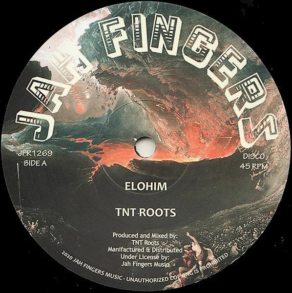 TNT ROOTS, Elohim (Jah Fingers Music; JFR1269, UK 2020) 12" /VG+