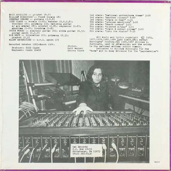 TODD CLARK, Into The Vision (T.M.I. Products; tmi 020, US 1984, Pasteback Sleeve, Stereo), SALE - Up to 50% Off the Original Price LP VG/VG+ - Image 2