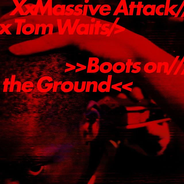 TOM WAITS AND MASSIVE ATTACK, Boots on the Ground (Play It Again Sam; PIASR1700PS, UK 2026, 180g 'Eco Sonic' Mixed Red, White, and Blue Vinyl ) 12" EP NEW/NEW - PRE-ORDER