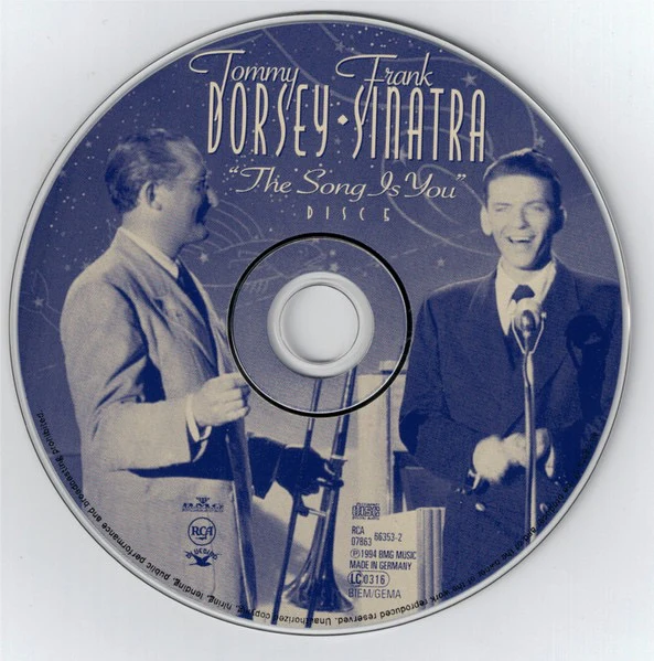 TOMMY DORSEY & FRANK SINATRA, The Song Is You (RCA; 07863 66353-2, Europe 1994, Box Set, Booklet) 5xCD VG+/VG - Image 3