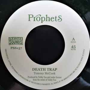 TOMMY MCCOOK, Death Trap / Living Style (Pressure Sounds; PSS157, UK 2020 Reissue) 7" /EX