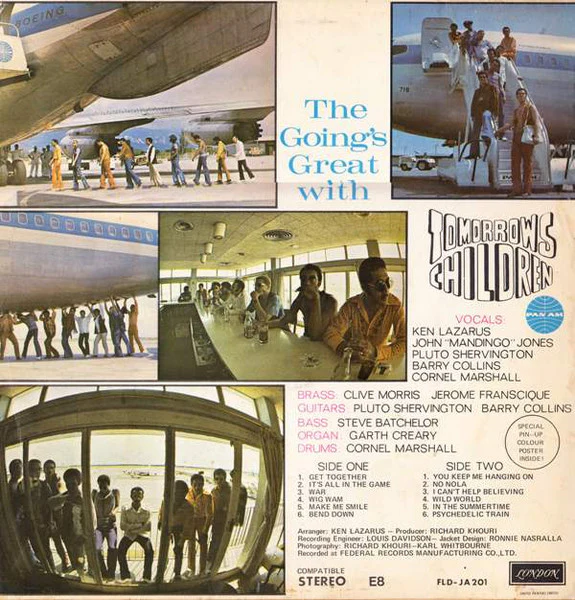 TOMORROWS CHILDREN, The Going's Great With (London Records; FLD-JA-201, Jamaica 1970, Poster), SALE - Up to 50% Off the Original Price  LP VG/VG - Image 2