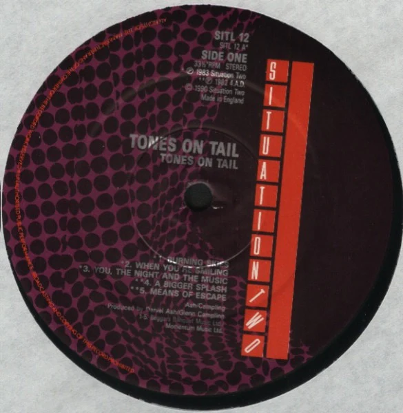 TONES ON TAIL, Tones On Tail (Situation Two; SITL 12, UK 1990) LP G+/G+ - Image 3