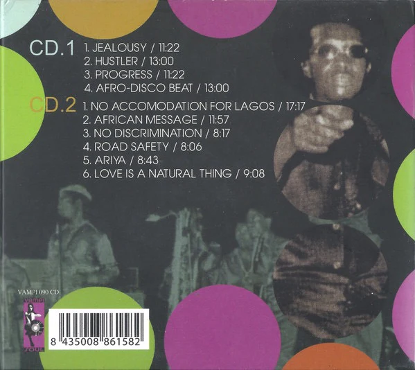 TONY ALLEN PLAYS WITH AFRIKA 70 AND THE AFRO MESSENGERS, Afro Disco Beat (Vampi Soul; VAMPI 090 CD, Spain 2007) 2xCD EX/EX - Image 2