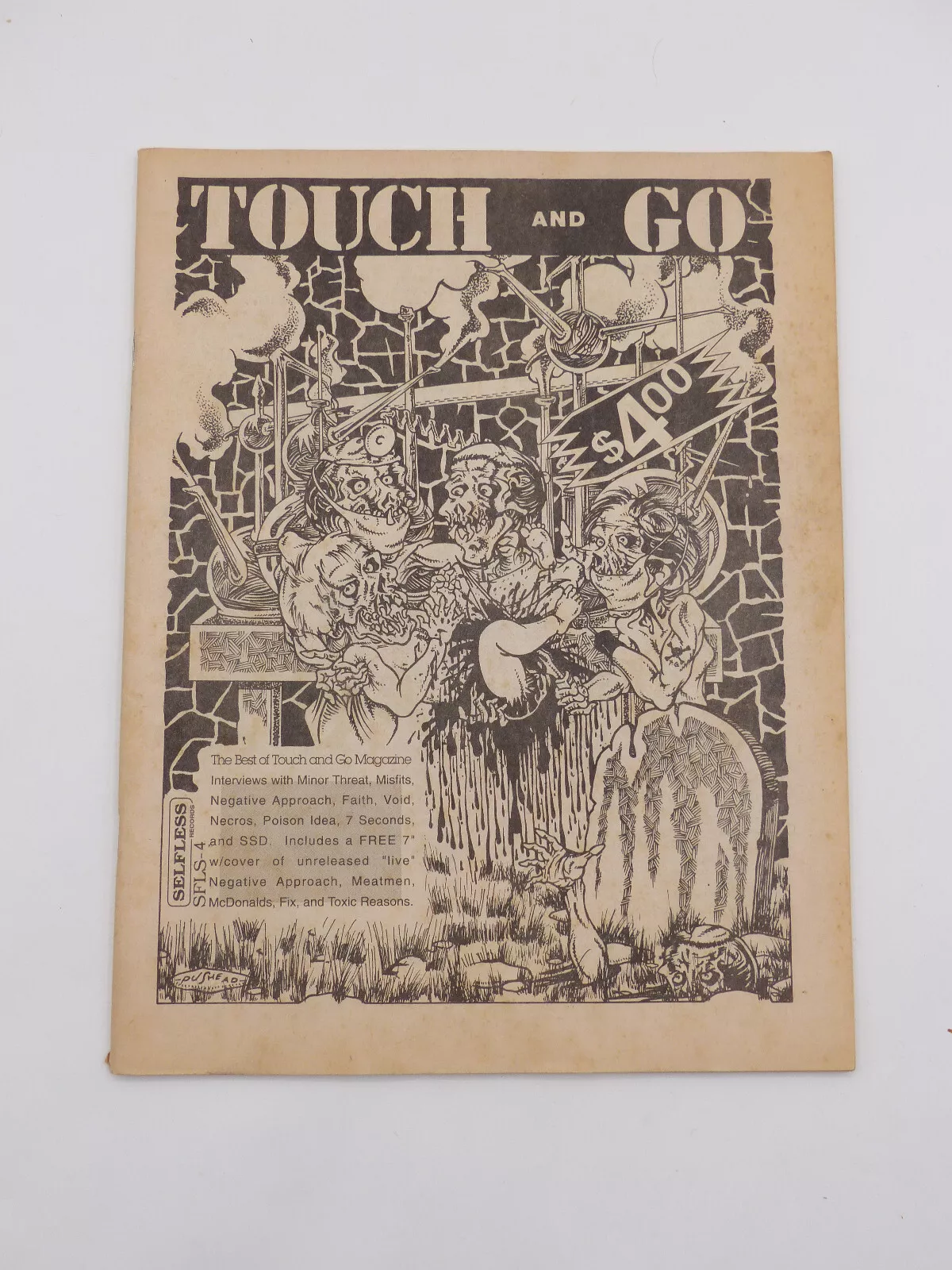 TOUCH AND GO, The Best Of Touch & Go Magazine (Selfless Records; SFLS-4, US 1991) Book VG+/VG+