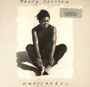 TRACY CHAPMAN, Crossroads (Elektra; 960 888-1, Europe 1989, Inner & Insert, Three Line Of Text Bottom Rear Of Sleeve) LP VG+/VG