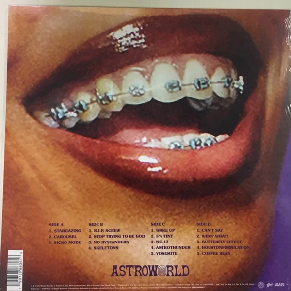 TRAVIS SCOTT, Astroworld (Epic; 19075888361, Europe 2018, 2 Inners) 2xLP NEW/NEW - Image 2