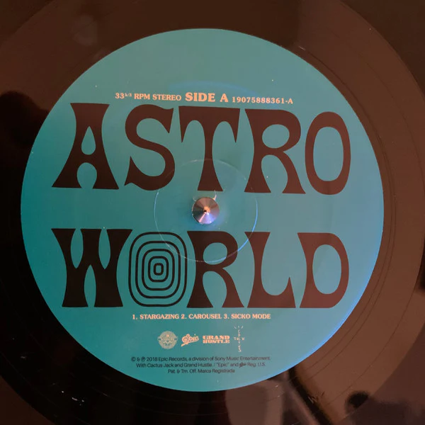 TRAVIS SCOTT, Astroworld (Epic; 19075888361, Europe 2018, 2 Inners) 2xLP NEW/NEW - Image 3
