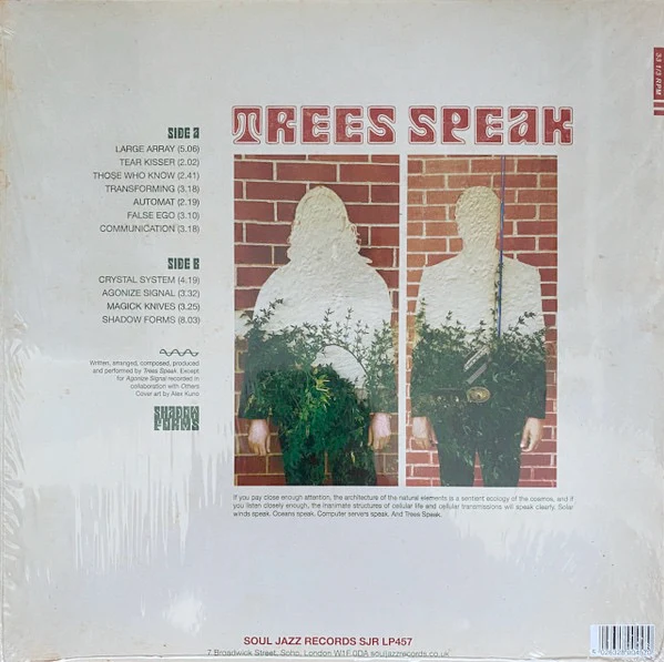 TREES SPEAK, Shadow Forms (Soul Jazz Records; SJR LP457, UK & Europe 2020, Inner, With 7") LP G+/G+ - Image 2
