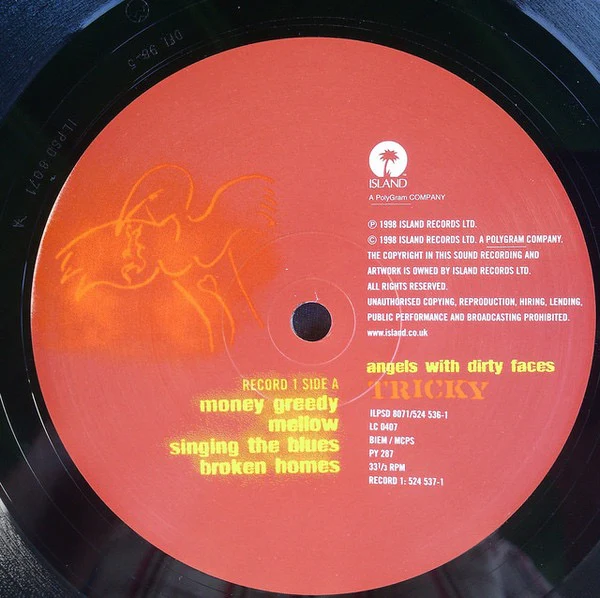 TRICKY, Angels With Dirty Faces (Island; ILPSD 8071, UK 1998, 2 Inners, Number Limited Edition) 2xLP VG+/VG - Image 3
