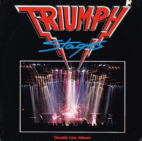 TRIUMPH, Stages (MCA Records; MCA2-8020, US 1985, Gatefold) 2xLP VG/VG