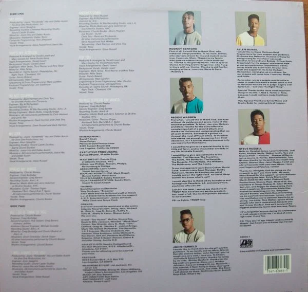 TROOP, Attitude (Atlantic; 82035-1, US 1989) LP VG/VG - Image 2
