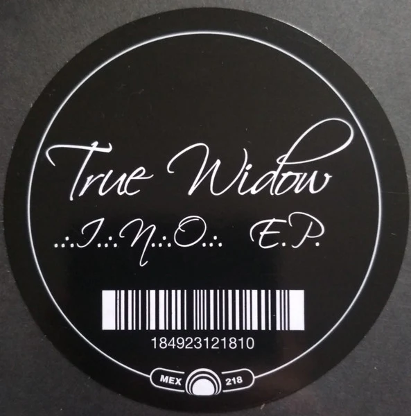 TRUE WIDOW, I.N.O. E.P. (Kemado Records; KEM133, US 2016 Reissue, Picture Sleeve, Black Vinyl. Texan Sludgy Shoegaze) 12" VG+/VG+ - Image 3
