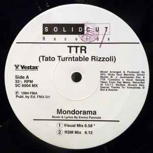 TTR, Mondorama (Solid Cut Records; SC 6004 MX, Italy 1994) 12" /VG