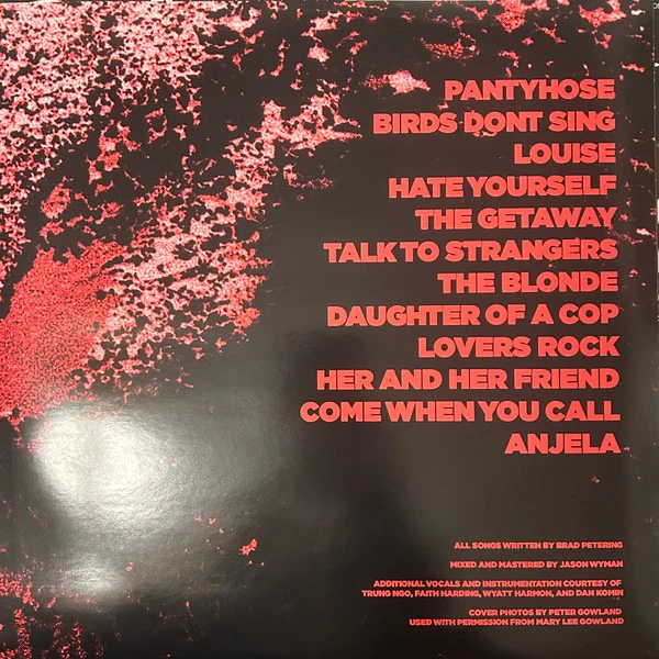 TV GIRL, French Exit (Not On Label (TV Girl Self-Released); TV-04, US 2025 Reissue, Inner, Transparent Black & Red Splatter Vinyl) LP NEW/NEW - Image 2