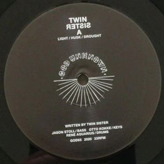 TWIN SISTER, Twin Sister (God Unknown Records; GOD065,   2020, Black Inner, Limited Edition, 200 Copies. Members of Sex Swing & Mugstar.) LP VG+/VG+ - Image 2