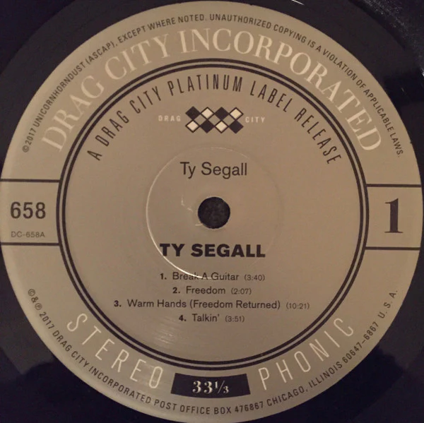TY SEGALL, Ty Segall (Drag City ; DC658, US 2017, Pasteback Gatefold) LP VG+/VG+ - Image 3