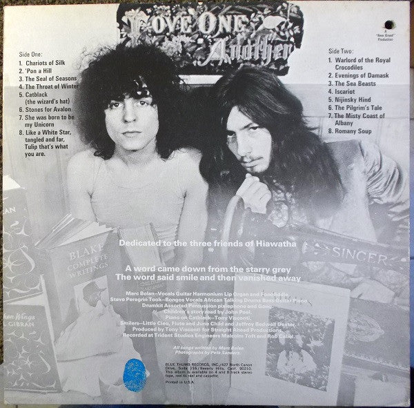 TYRANNOSAURUS REX, Unicorn (Blue Thumb; BTS7, US 1969, Promo, Gatefold, No Booklet, No Poster, Stereo) LP VG/G - Image 2