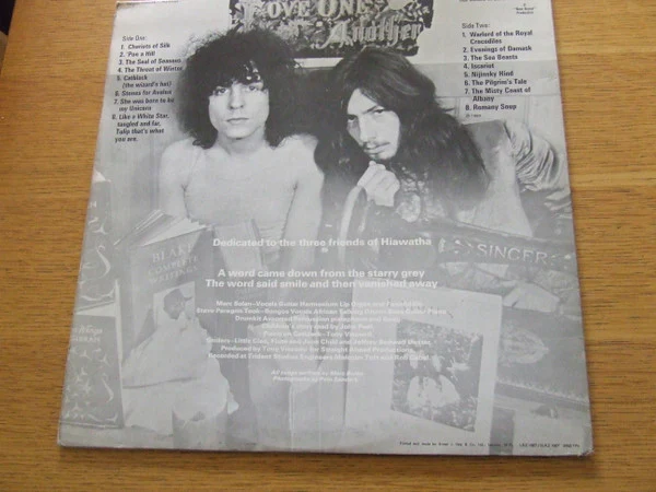 TYRANNOSAURUS REX, Unicorn (Regal Zonophone; LRZ1007, UK 1968, Laminated Gatefold Sleeve, Mono Blue Label) LP VG/G+ - Image 2
