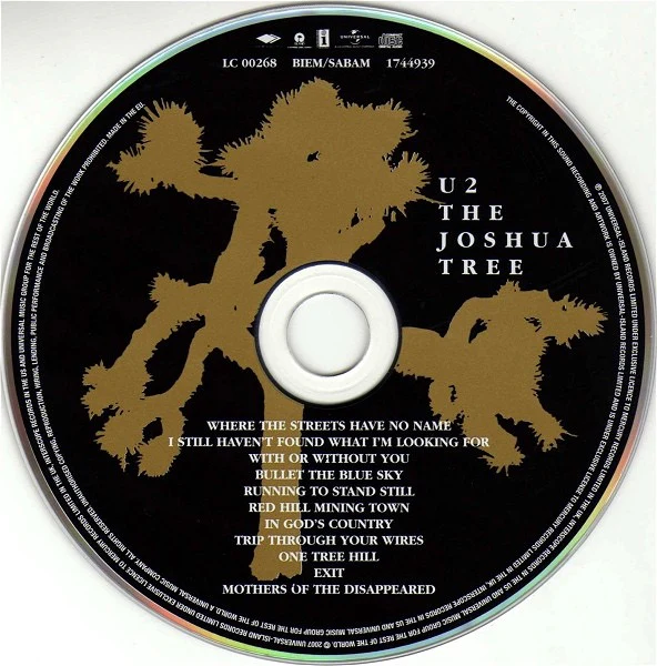 U2, The Joshua Tree (Mercury Music Group; 1750947, UK & Europe 2007 Reissue, Book Sleeve Hard Slipcase) 2xCD VG+/VG - Image 3