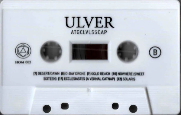 ULVER, ATGCLVLSSCAP (House Of Mythology; HOM 002, UK & Europe 2016, The cassettes come in customized House Of Mythology-stamped mailer boxesLimited to 300 copies.) Cassette VG+/VG+ - Image 3
