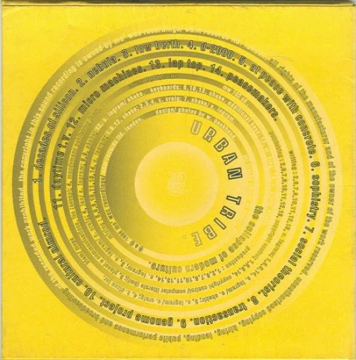 URBAN TRIBE, The Collapse Of Modern Culture (Mo Wax; MW 102 CD, UK 1998, Card Sleeve, Inner With Square Corners) CD VG+/VG - Image 2