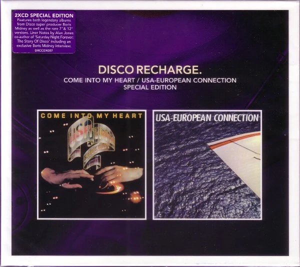 USA-EUROPEAN CONNECTION, Come Into My Heart / USA-European Connection (Harmless; DRCCDX007, UK 2012) 2xCD VG+/EX