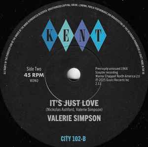 VALERIE SIMPSON, Look Away / It's Just Love (Kent Select; CITY 102, UK 2025, Company Sleeve) 7" VG/EX - Image 2