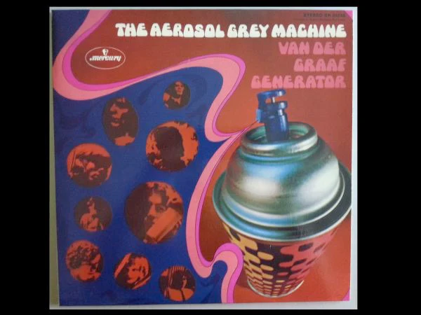 VAN DER GRAAF GENERATOR, Aerosol Grey Machine (Mercury Gold; SR61238, US 1990s Reissue, Promo, Two Extra Tracks) LP VG+/VG