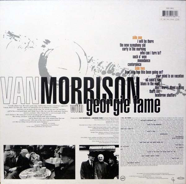 VAN MORRISON WITH GEORGIE FAME & FRIENDS, How Long Has This Been Going On (Verve Records; 529 136-1, Europe 1995, Textured Sleeve) LP VG/VG - Image 2