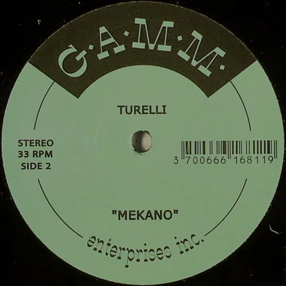 VANGELIS / TURELLI, Let It Happen / Mekano (G.A.M.M.; GAMM037, Sweden 2007) 12" /G+ - Image 2