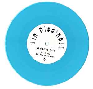 VANISHING TWIN, In Piscina ! (Fire Records; FIRE593S, UK 2020, Stickered Picture Sleeve, Blue Vinyl), SALE - Up to 50% Off the Original Price 7" EX/EX - Image 3