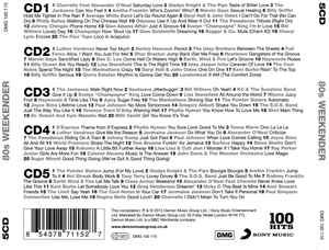 VARIOUS, 100 Hits 80s Weekender (100 Hits; DMG 100 115, UK 2013, Slipcase) 5xCDs EX/EX - Image 2