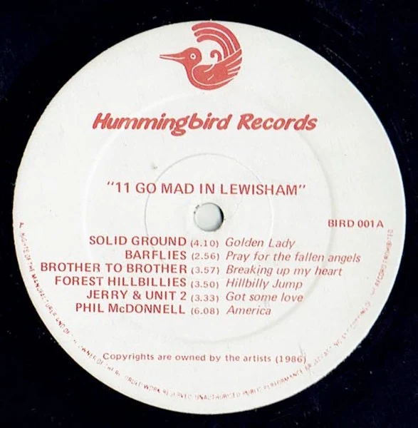 VARIOUS, 11 Go Mad In Lewisham (Hummingbird Records ; BIRD 001, UK 1986) LP VG/VG - Image 3