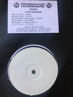 VARIOUS, 3 The Hardway Vol 2. (Renegade Hardware; RH067, UK 2005, Stickered Plain Sleeve) 3x12" /VG