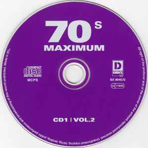 VARIOUS, 70s Maximum Vol. 2 (Disky; CB 904560, Europe 2007, Slipcase) 3xCD VG+/EX - Image 3