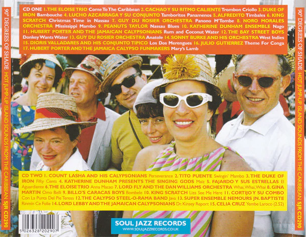VARIOUS, 90 Degrees Of Shade (Hot Jump-Up Island Sounds From The Caribbean) (Soul Jazz Records; SJR CD290, UK 2014, Slipcase, Booklet) 2xCD EX/EX - Image 2
