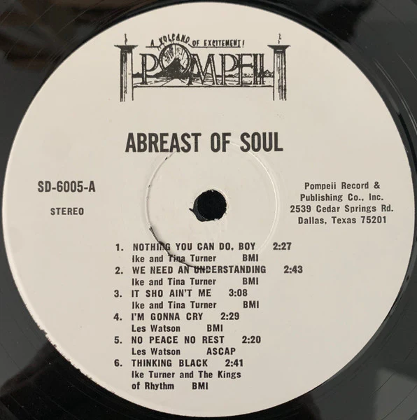 VARIOUS, Abreast Of Soul (Pompeii; SD6005LP, US 1969) LP VG/VG+ - Image 3