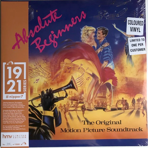 VARIOUS, Absolute Beginners (The Original Motion Picture Soundtrack) (UMC ; 0865661, UK 2020, Gatefold, 2 Inners, Pink and Blue Vinyl, Un-numbered OBI Strip) 2xLP NEW/NEW