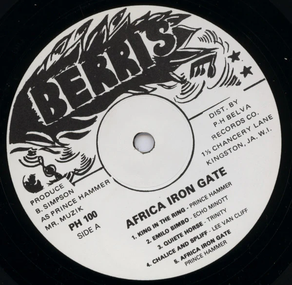 VARIOUS ARTISTS, Africa Iron Gate Showcase (Berris; PH 100, UK 1982, Plain Sleeve), SALE - Up to 50% Off the Original Price  LP /G