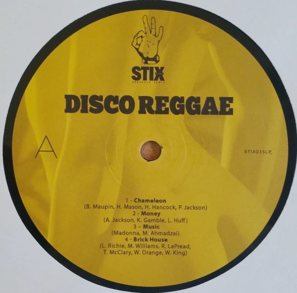 VARIOUS ARTISTS, Disco Reggae Volume One (Stix; STIX035LP, UK 2013, Pasteback Sleeve, Hype Sticker, 180 Gram Vinyl) LP EX/VG+ - Image 3