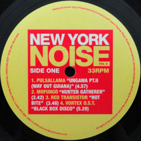 VARIOUS ARTISTS, New York Noise Vol. 2 (Music From The New York Underground 1977-1984) (Soul Jazz Records ; SJR LP126, UK 2005, No Inners) LP VG+/VG+ - Image 3