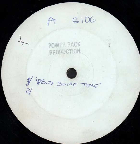 VARIOUS ARTISTS, Power Pakk Connection (Power Pakk; P.P.5, UK 1980s, Stamped White Label) 12" EP /G+
