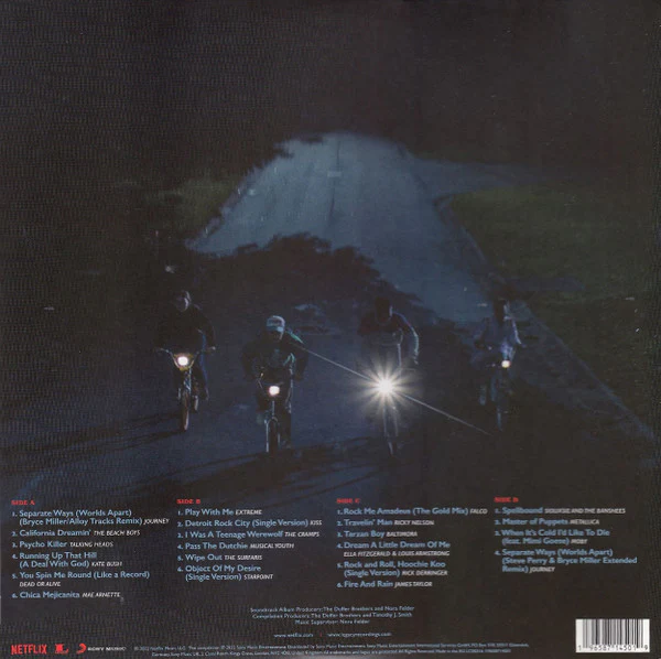 VARIOUS ARTISTS, Stranger Things: Soundtrack From The Netflix Series, Season 4 (Sony; 19658714501, Europe 2022, Gatefold, Insert & Black Inners, Red Translucent Vinyl) 2xLP VG+/VG+ - Image 2