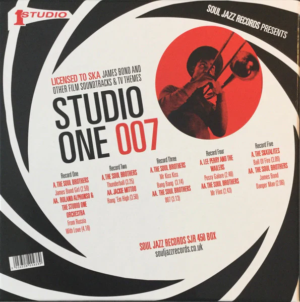 VARIOUS ARTISTS, Studio One 007 Licensed To Ska (Soul Jazz Records; SJR 450 BOX, UK 2020, Box Set, 5 Inners, Limited Edition ) 5x7" EX/EX - Image 2