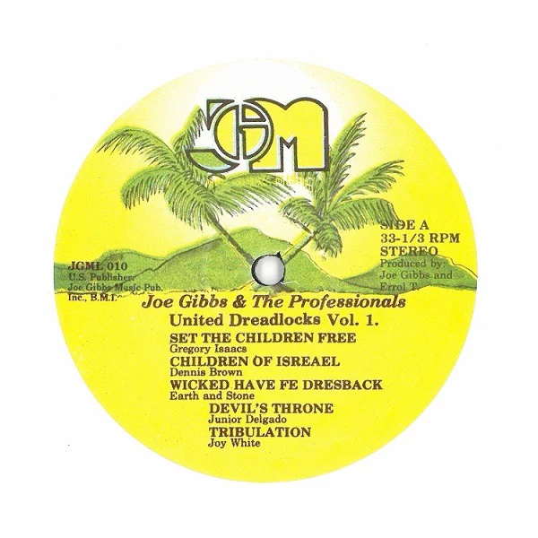 VARIOUS ARTISTS, United Dreadlocks Vol. 1 (Joe Gibbs Music; , UK 2000s Reissue, 180 Gram Vinyl), SALE - Up to 50% Off the Original Price  LP VG/VG+ - Image 3
