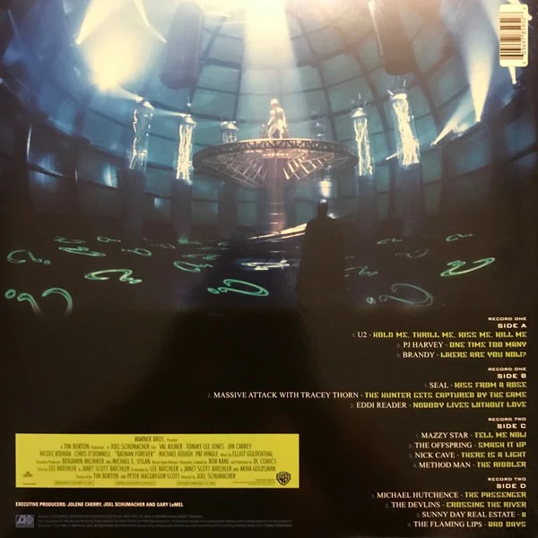VARIOUS, Batman Forever (Original Music From The Motion Picture) (Atlantic; 603497859528, Europe 2018 Reissue, Gatefold, Insert) 2xLP VG/VG+ - Image 2